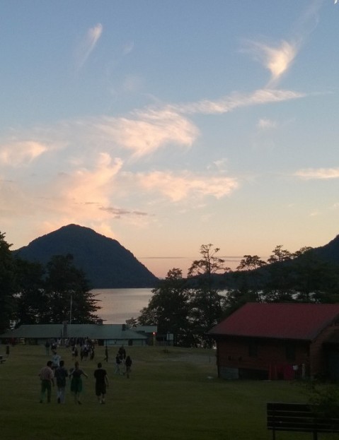 The breathtaking setting of Daybreak Point Bible Camp on Anvil Island